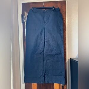 Old Navy Black Wide Leg Extra High Rise Trousers